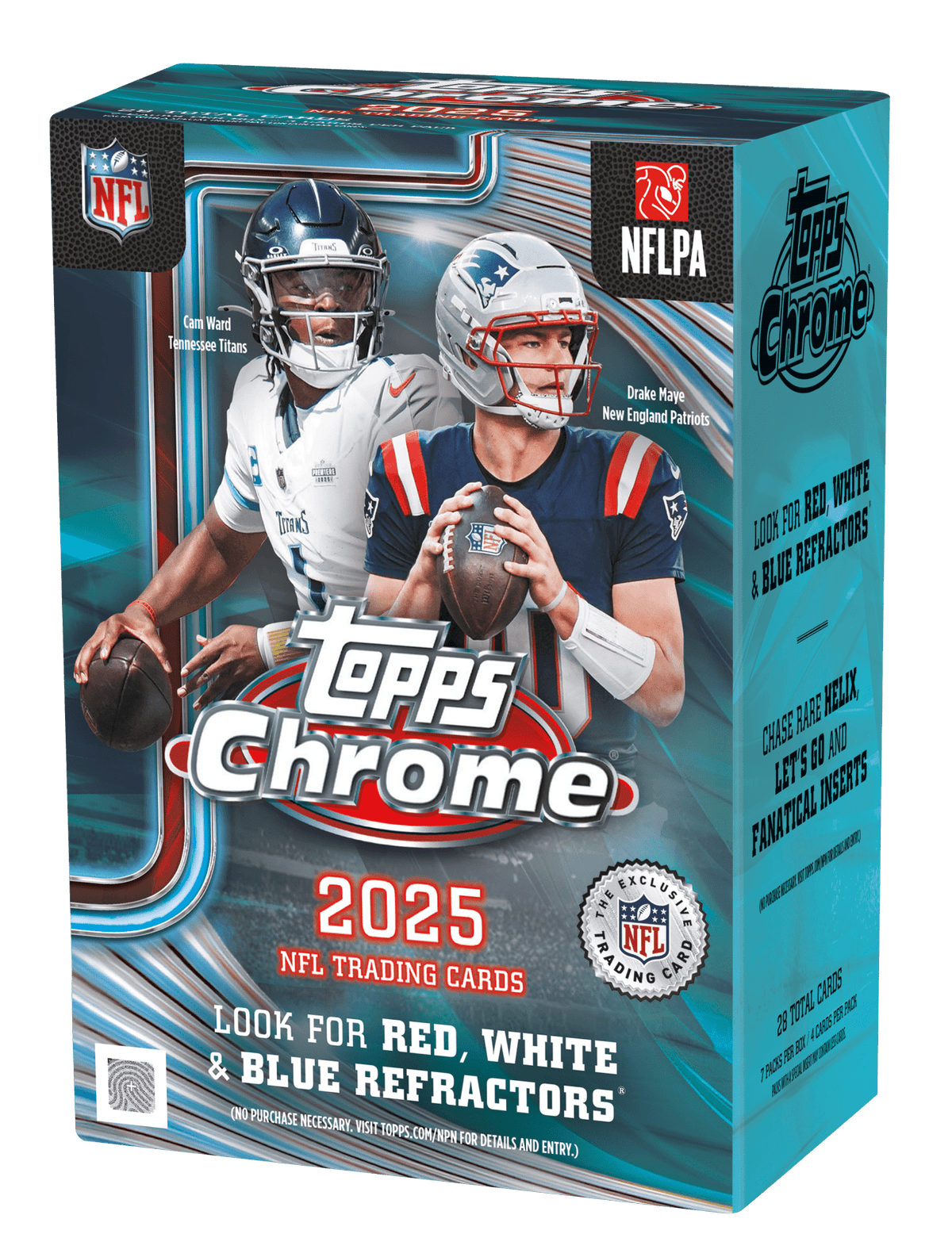 2025 TOPPS Chrome Football - Value Box