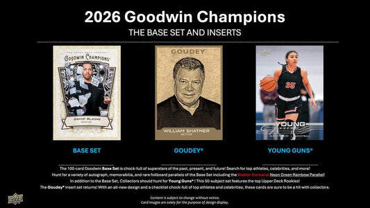 2026 Upper Deck Goodwin Champions Bb Blaster