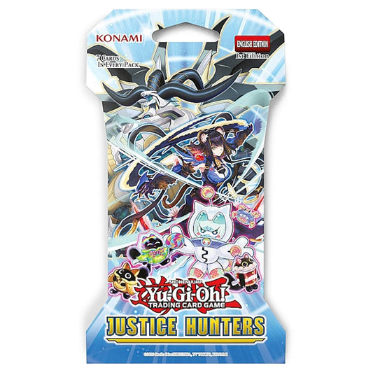 Yugioh Justice Hunters Sleeved Booster