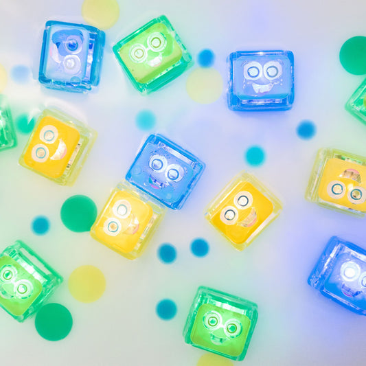 Glo Pals - Light Up Cubes 4pk - Alex - Yellow