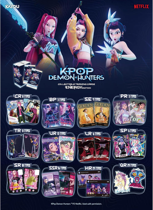 K POP Demon Hunters World Tour Cards - Energy