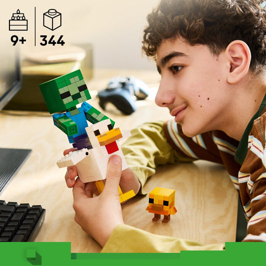 LEGO® Minecraft Chicken Jockey Building Toy 21582