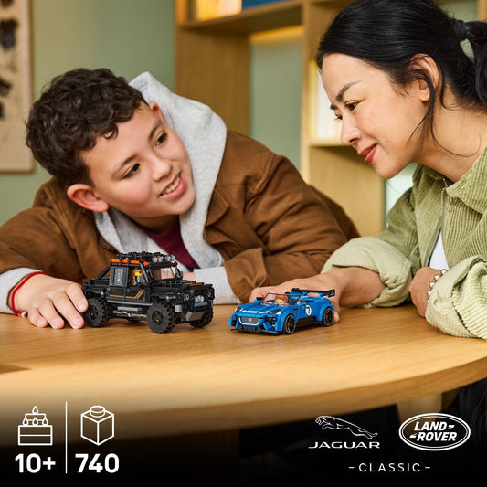 LEGO® Speed Champions Jaguar Project 7 & Land Rover Defender 77264