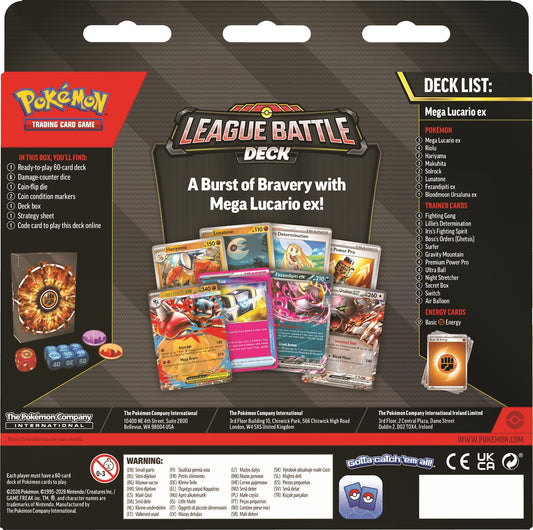 Pokémon TCG: Mega Lucario ex League Battle Deck
