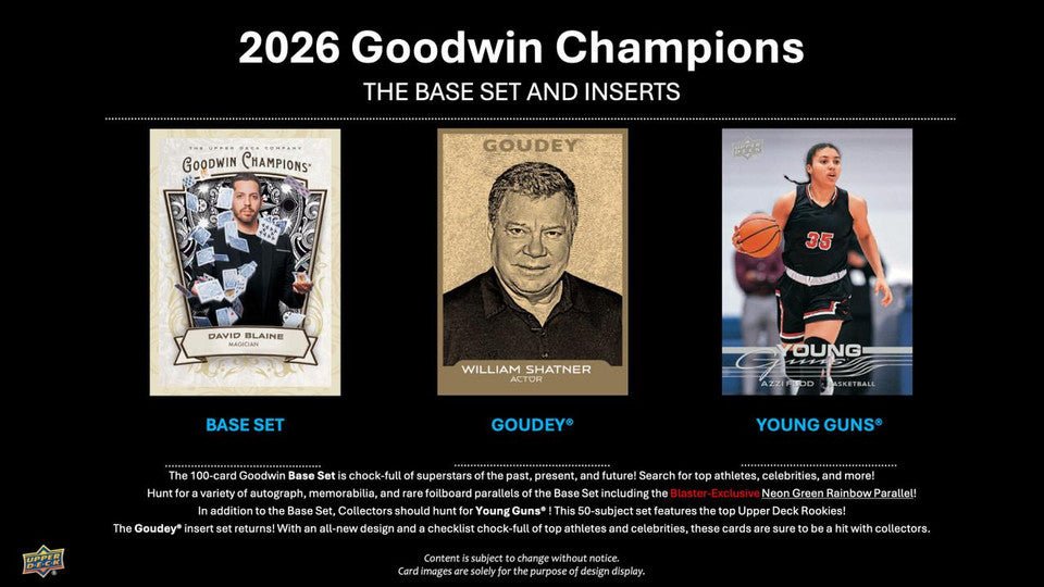 2026 Upper Deck Goodwin Champions Bb Blaster