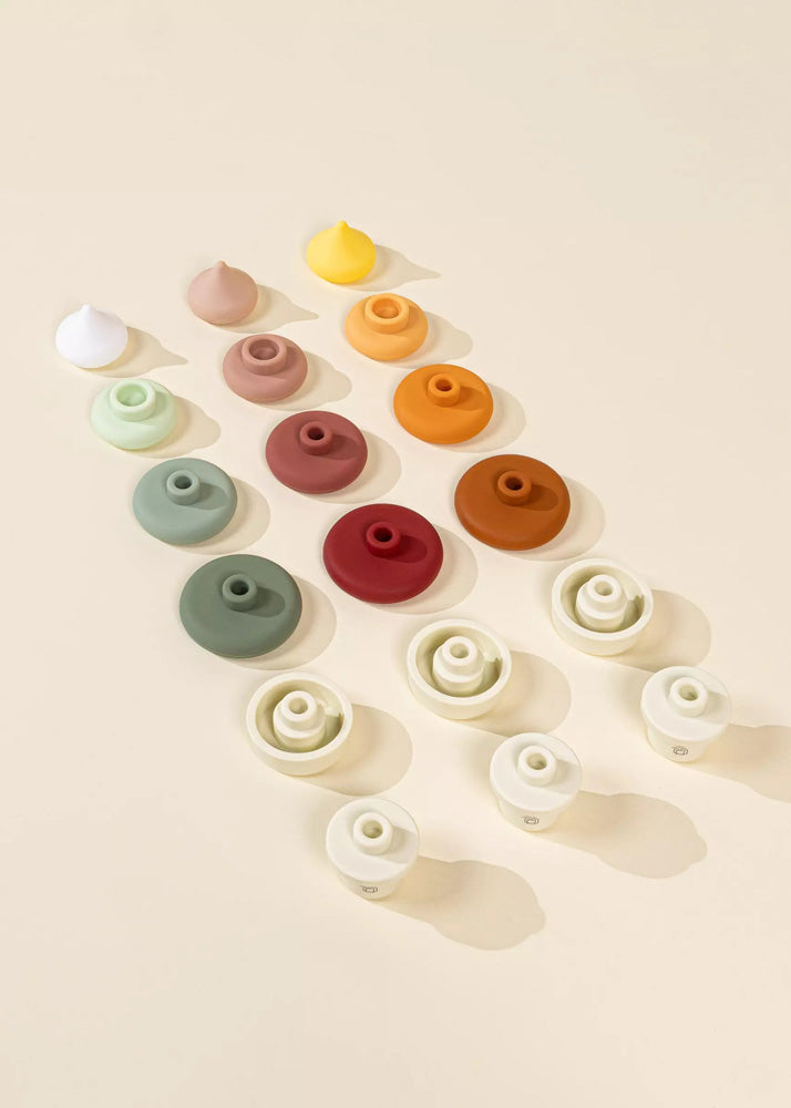 3 Sets of Silicone Stackable IceCream Cones 18 pcs