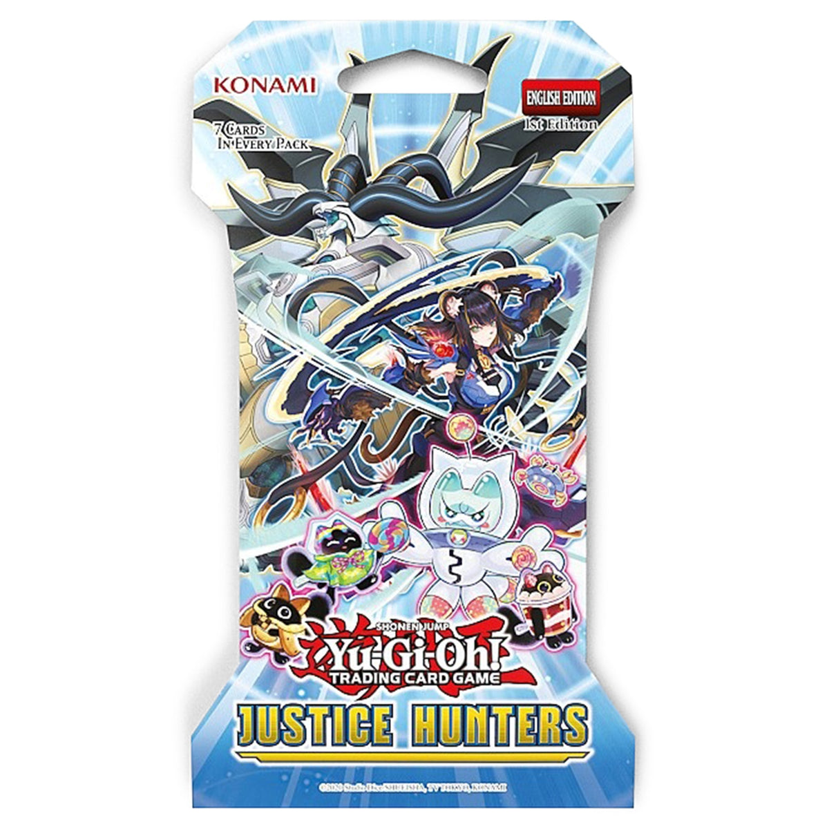 Yugioh Justice Hunters Sleeved Booster