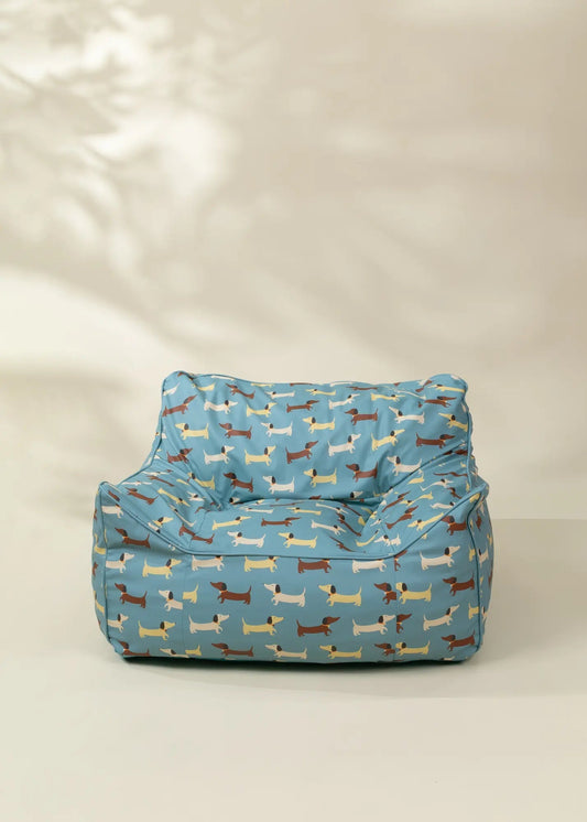 Coco Village Vegan Leather Kids Bean Bag - Sausage Dogs
