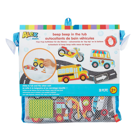 Alex - Bath - Beep Beep Stickers In the Tub