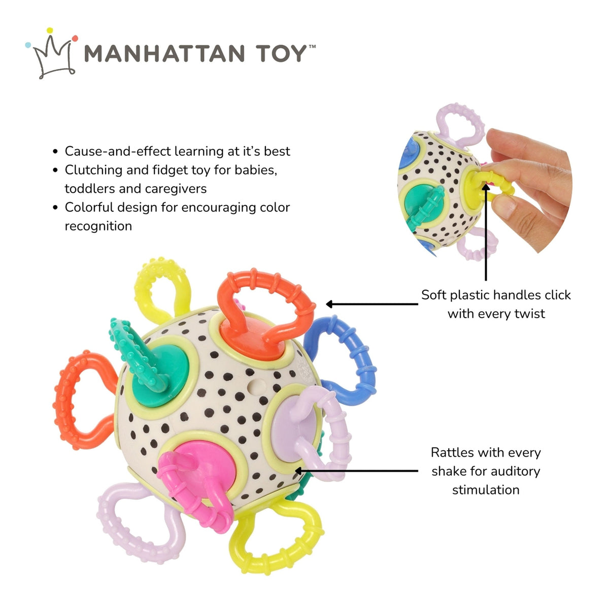 Manhattan Toy Click Clack Colorpop