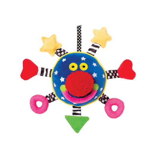 Manhattan Toy Baby Whoozit 6" Stroller+Travel Activity Toy