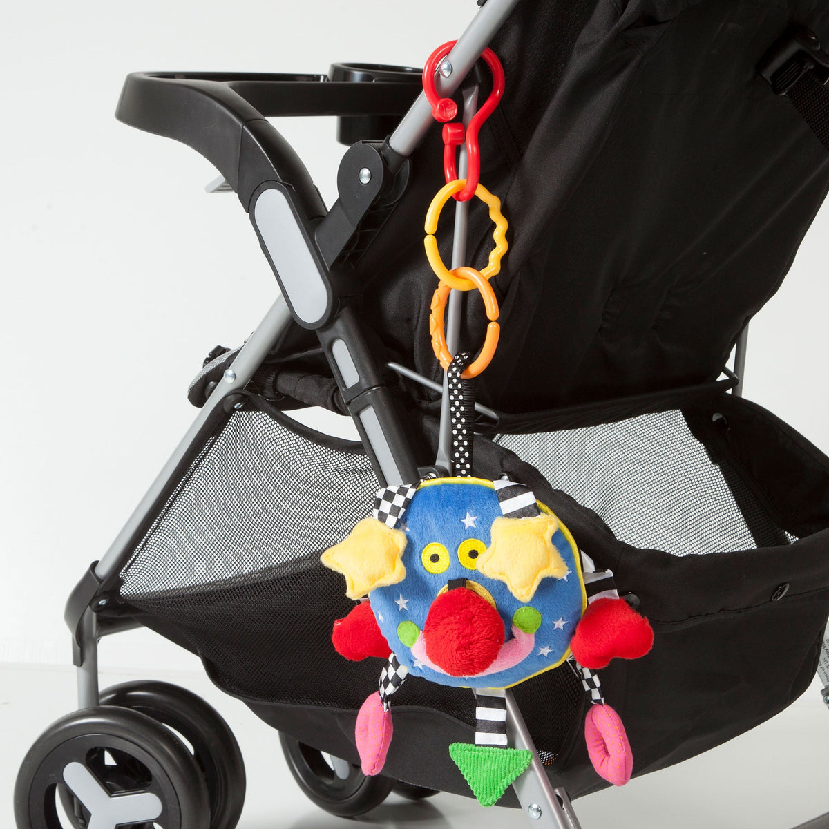 Manhattan Toy Baby Whoozit 6" Stroller+Travel Activity Toy