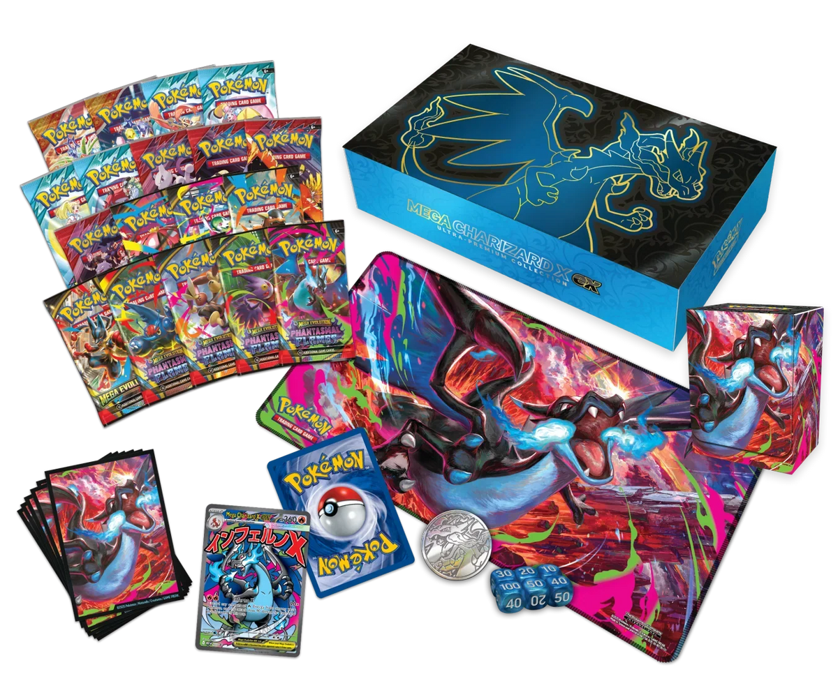 Pokémon TCG: Mega Charizard X ex Ultra - Premium Collection