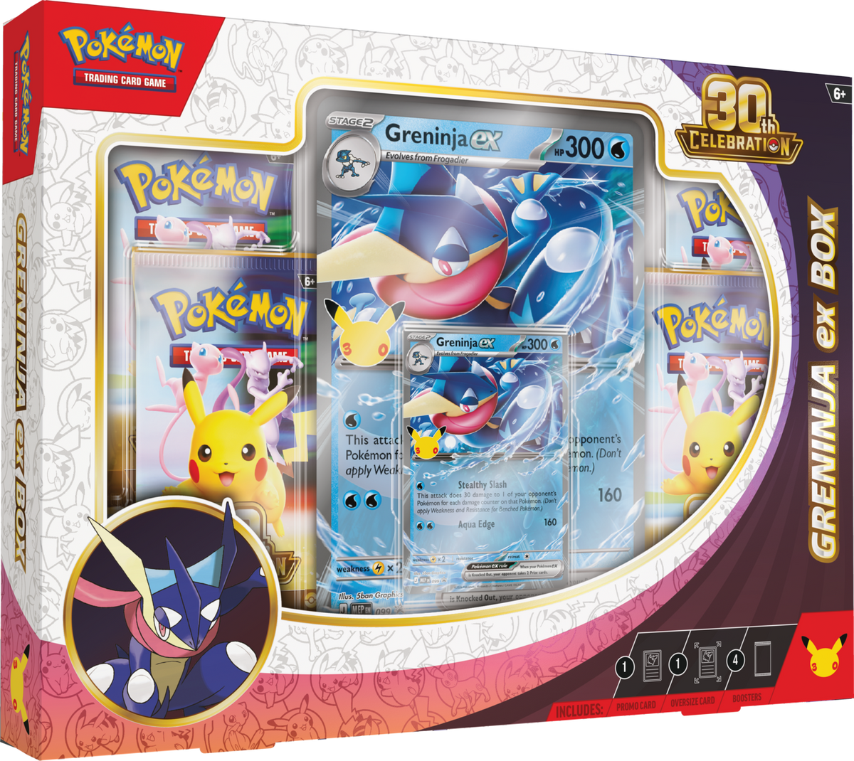 Pokémon TCG: 30th Celebration ex Box - Greninja ex