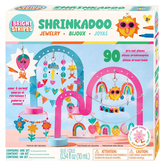 Bright Stripes Shrinkadoo Jewelry