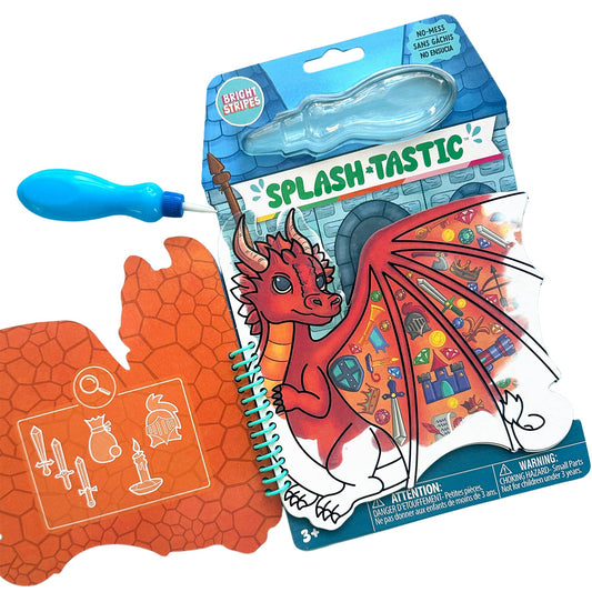 Bright Stripes Splash-Tastic Dragon