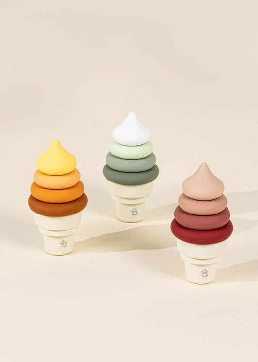 3 Sets of Silicone Stackable IceCream Cones 18 pcs