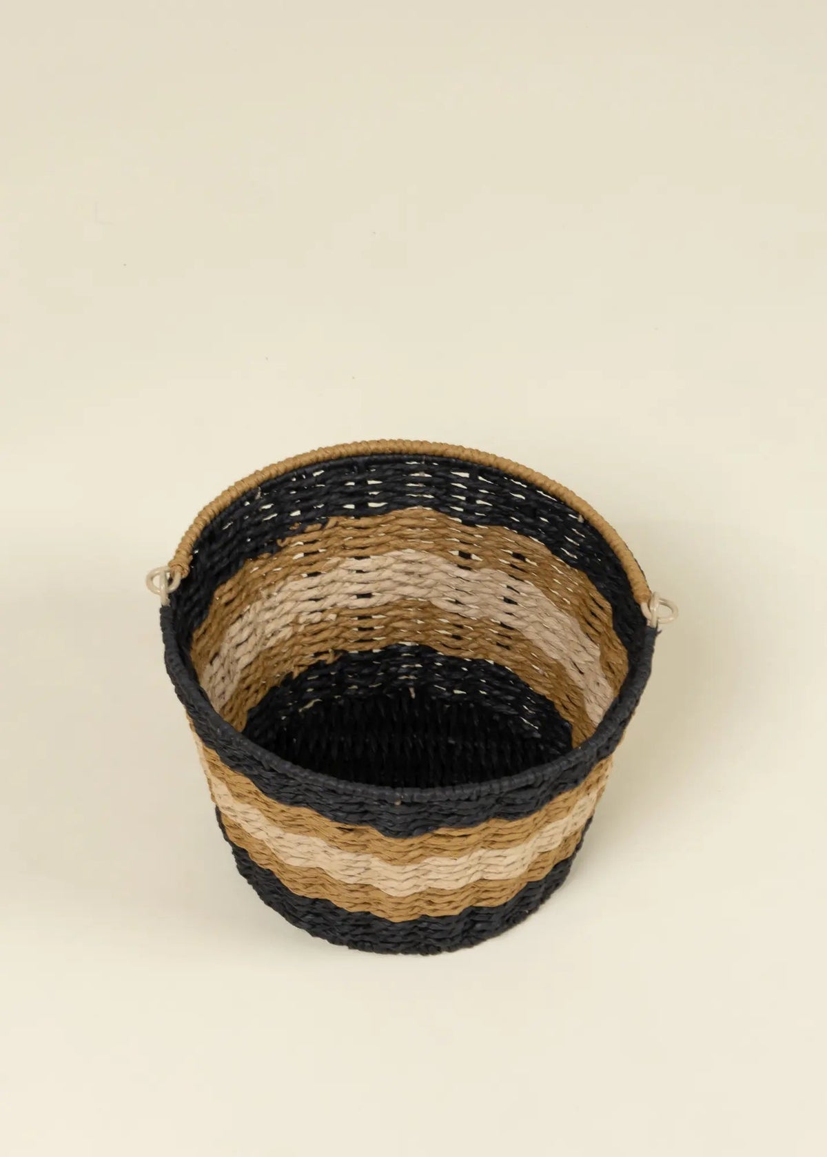 Coco Village Autumn Striped Treat Basket – Medium