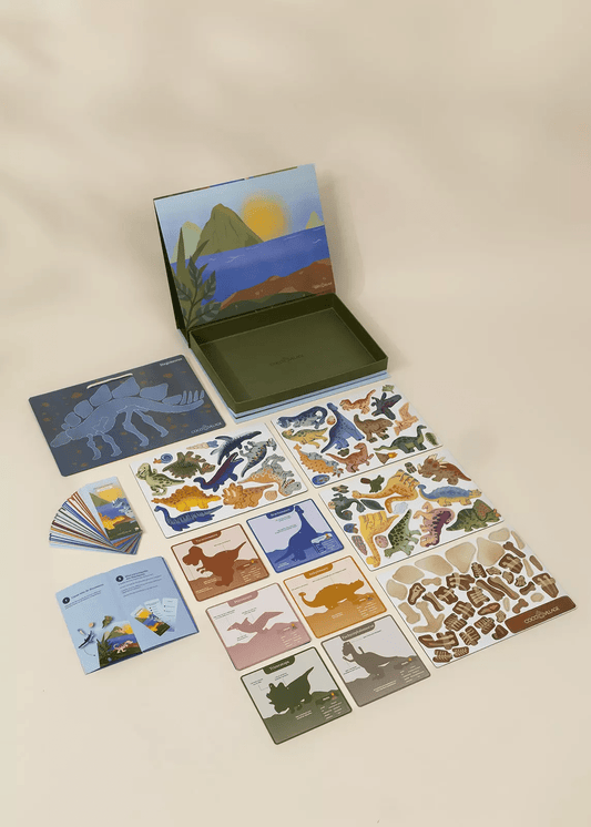 Coco Village Interactive & Magnetic Encyclopedia–Dinosaur Discovery (French Version)