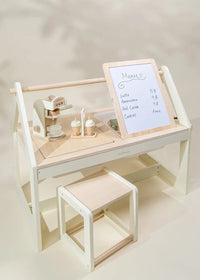 Multifunction Wooden Art&Sensory Table W/ Stools