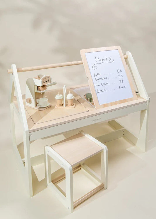 Multifunction Wooden Art&Sensory Table W/ Stools