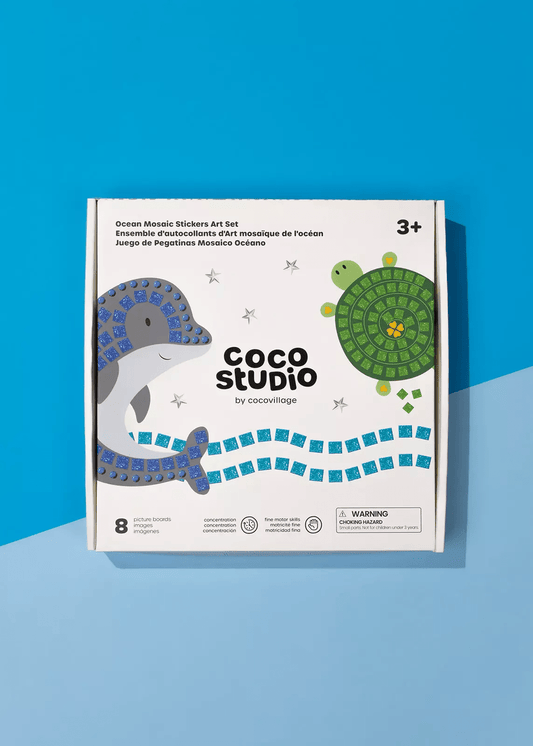 Coco Studio Ocean Mosaic Stickers Art Set - 8 pcs