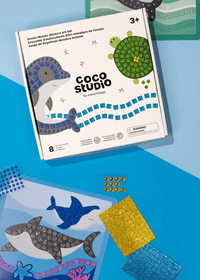 Coco Studio Ocean Mosaic Stickers Art Set - 8 pcs