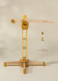 Oversized Wooden Construction Crane