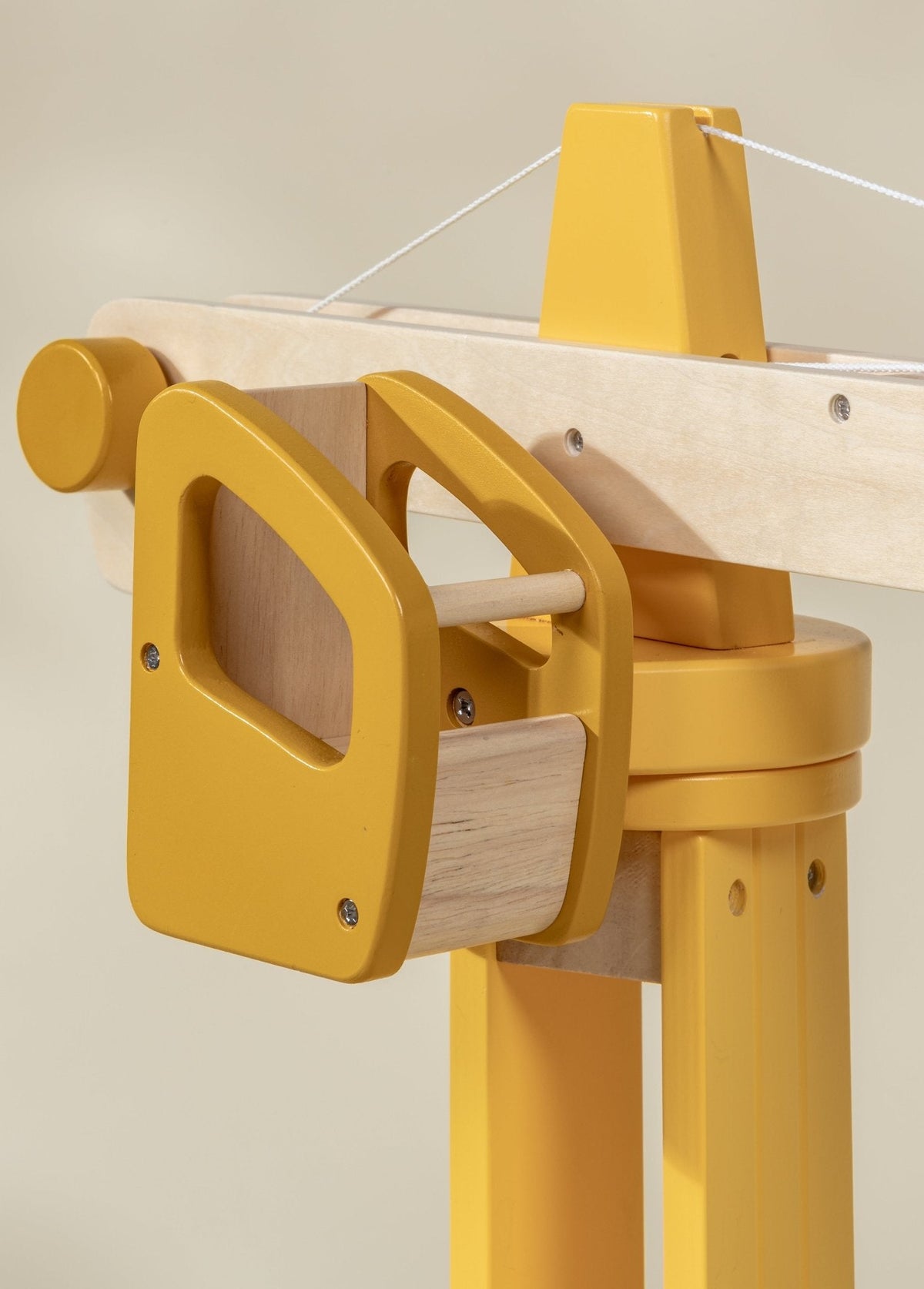 Oversized Wooden Construction Crane