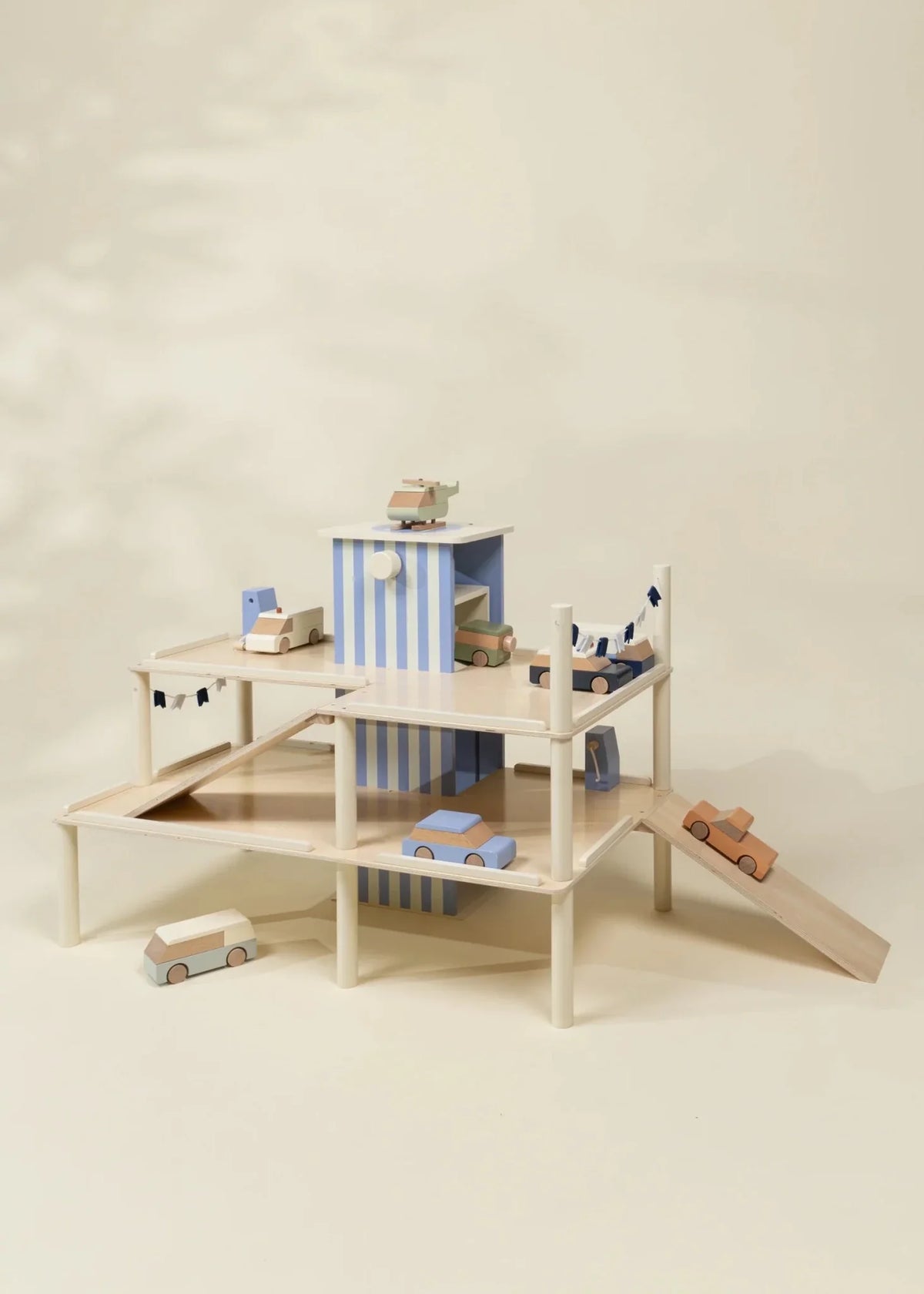 Coco Village Oversized Wooden Parking Garage Playset