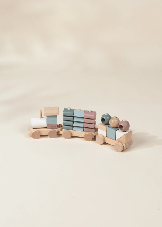 Coco Village Oversized Wooden Stacking Train