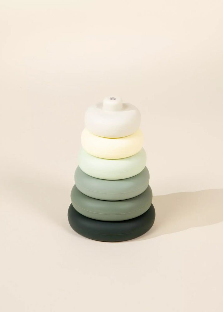 Set of 6 Silicone Stackable Rings