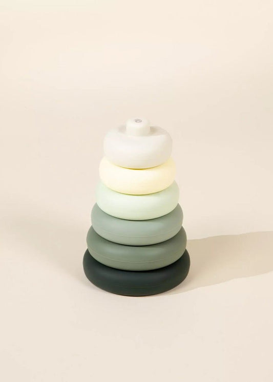 Set of 6 Silicone Stackable Rings