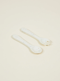 Coco Village Silicone Baby Fork & Spoon – Pottery Collection