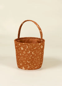 Coco Village Spooky Meadow Fabric Treat Basket – Medium