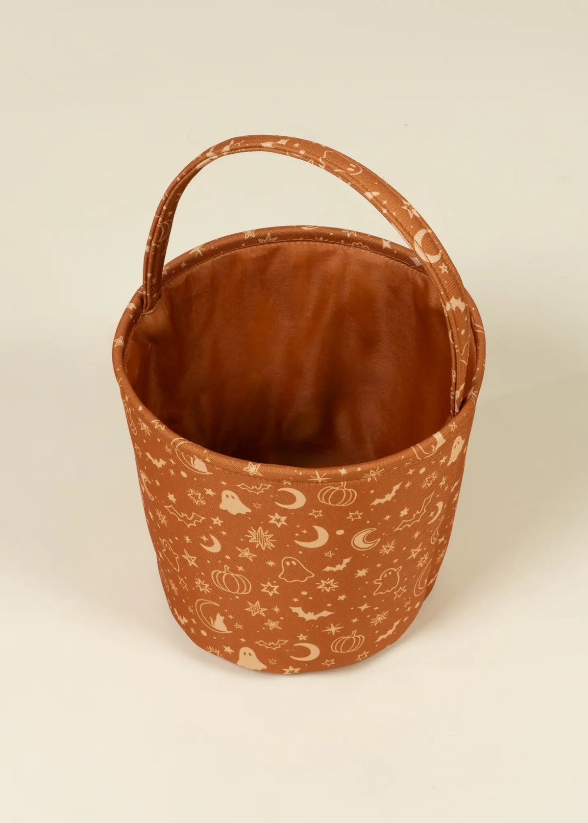 Coco Village Spooky Meadow Fabric Treat Basket – Medium