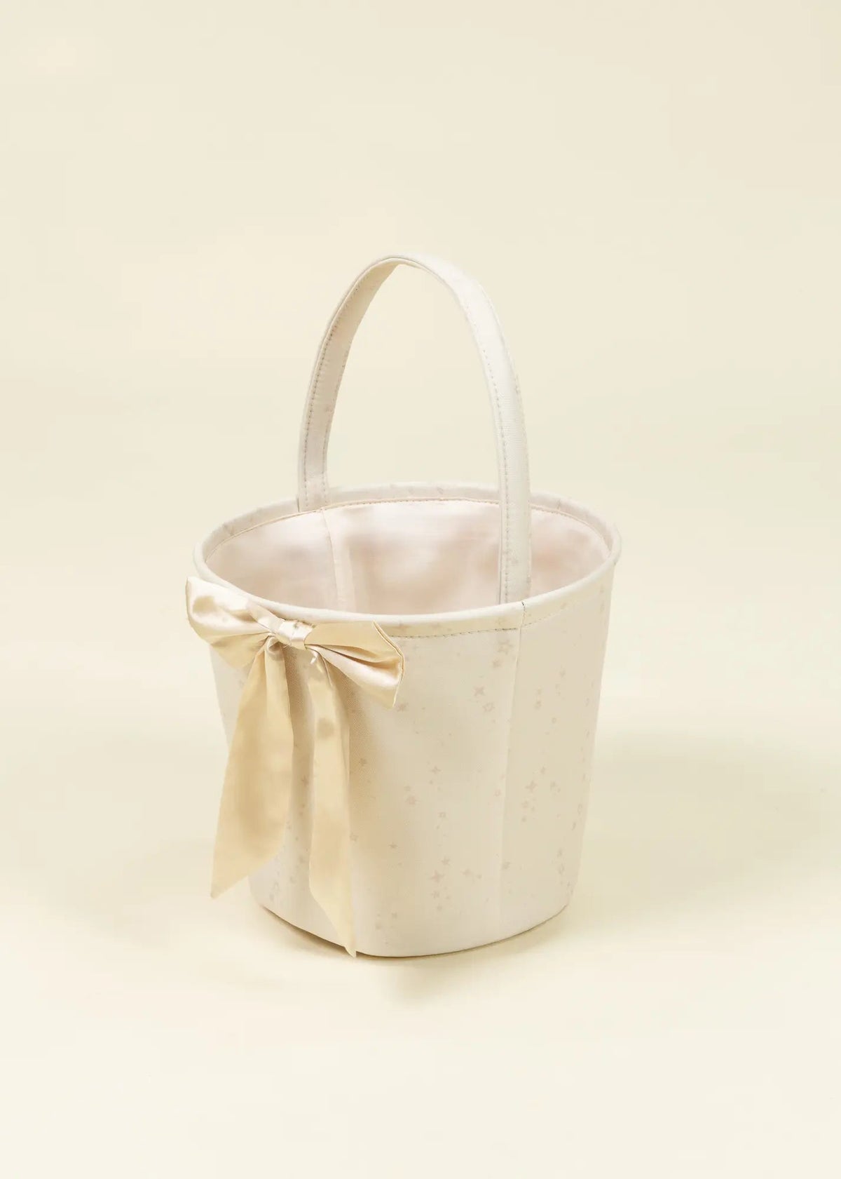 Coco Village Twinkle Star Fabric Treat Basket with Bow – Medium