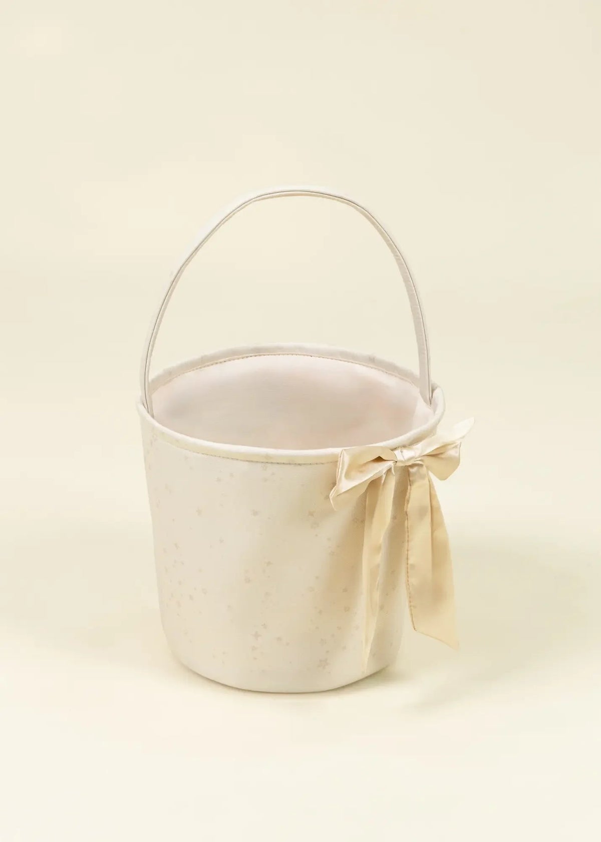 Coco Village Twinkle Star Fabric Treat Basket with Bow – Medium