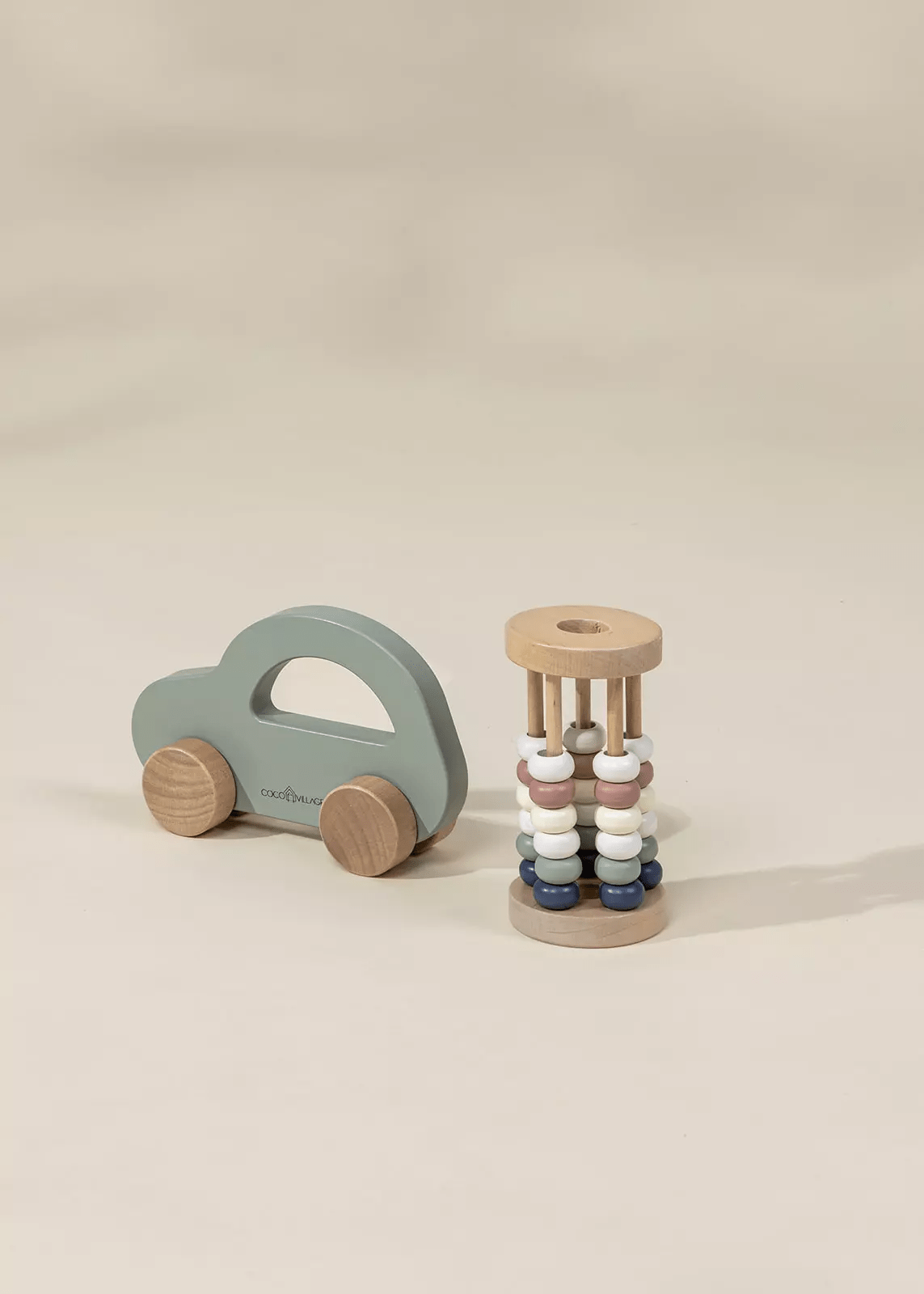 Coco Village Wooden Baby Toy Gifting Set Abacus & Car