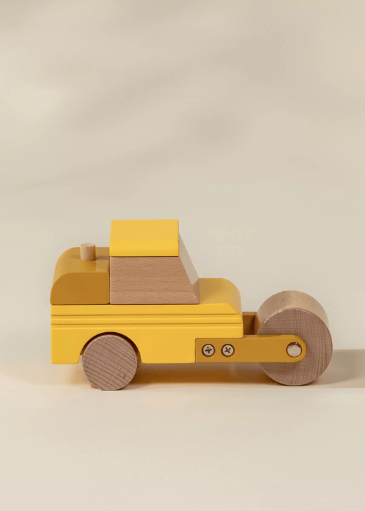 Coco Village Wooden Construction Vehicle - Compactor