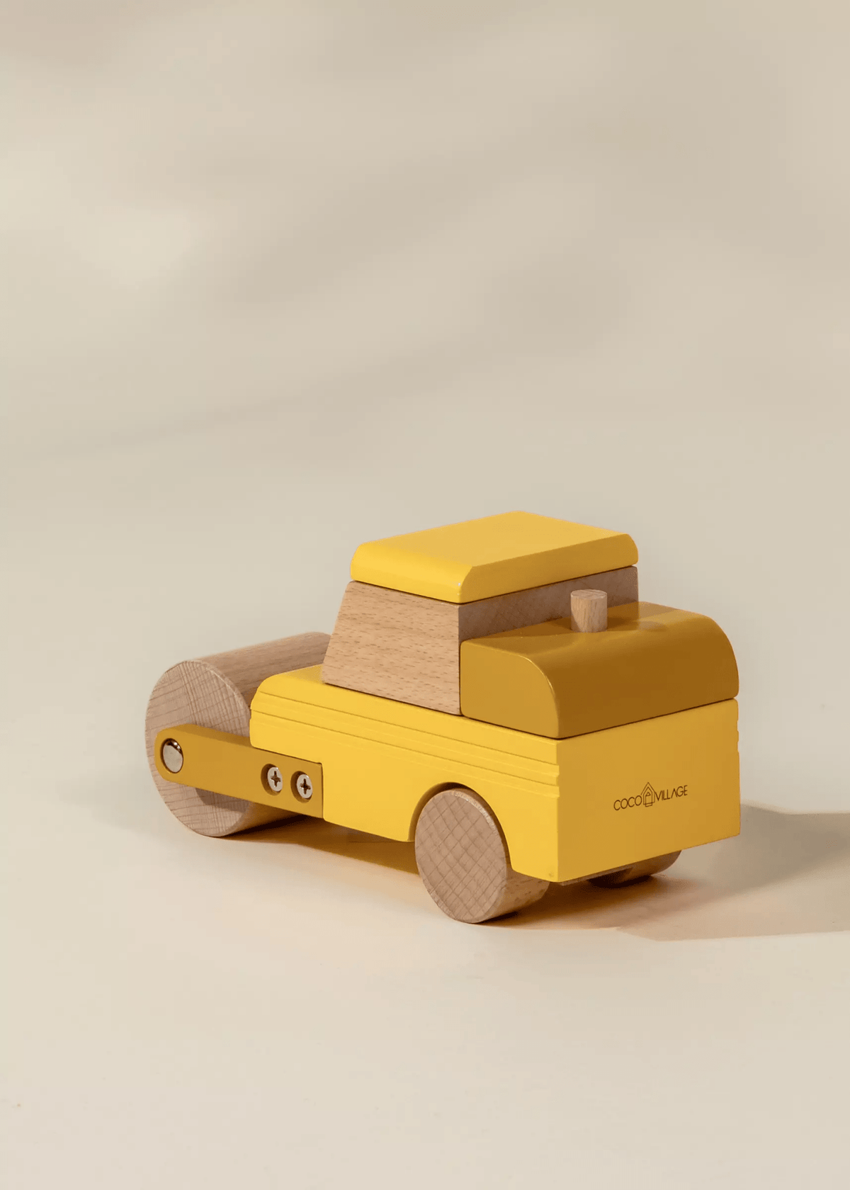 Coco Village Wooden Construction Vehicle - Compactor