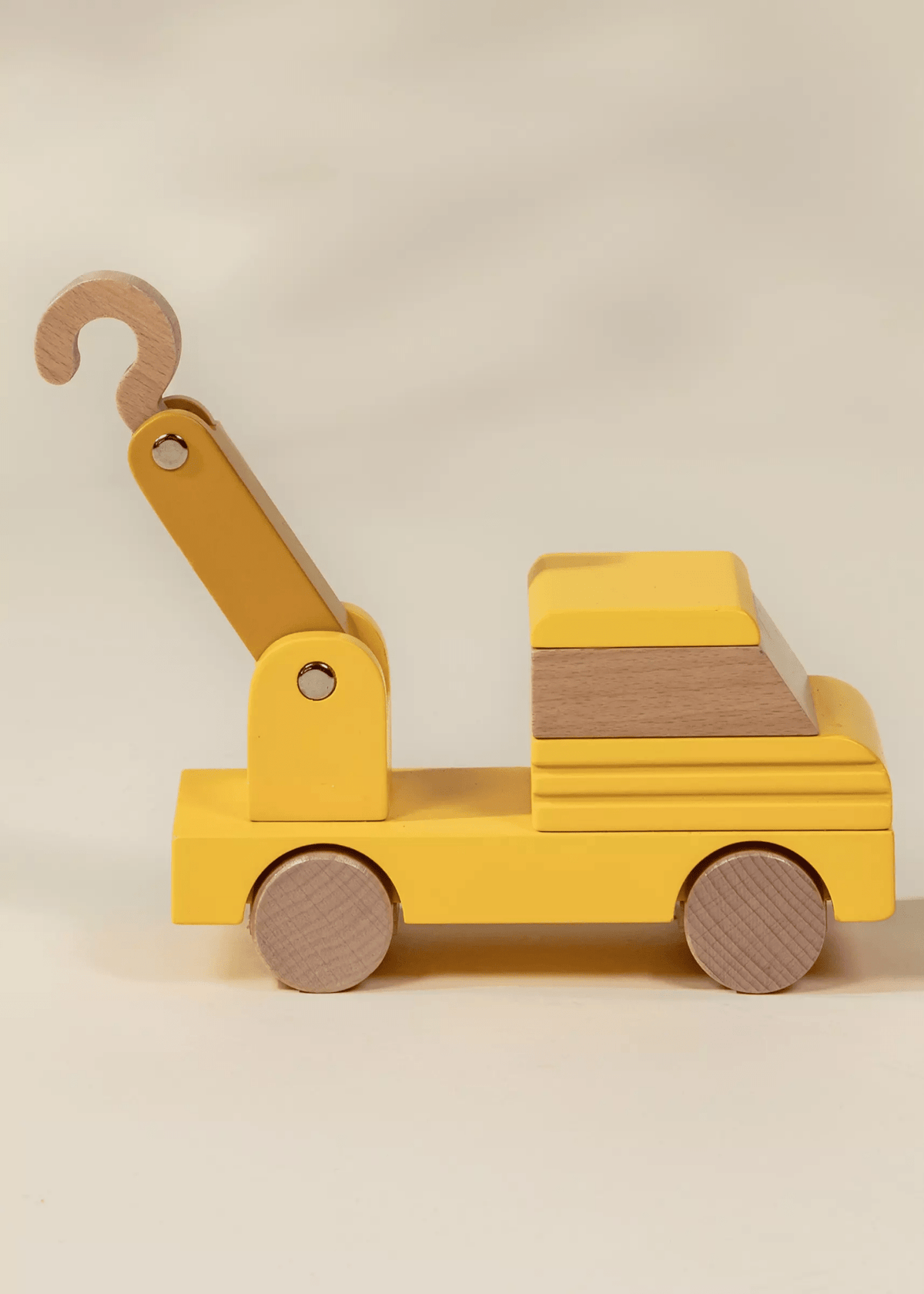 Coco Village Wooden Construction Vehicle - Tow Truck