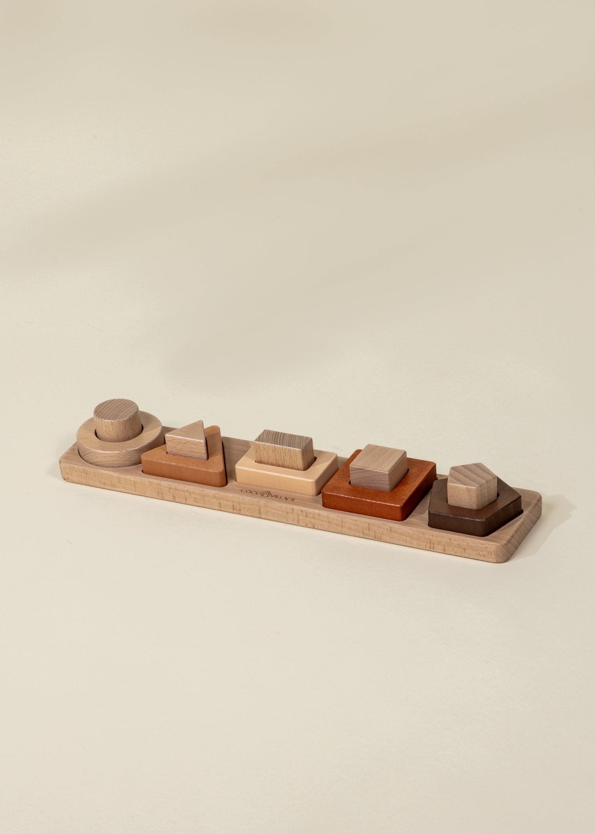Coco Village Wooden Shapes Learning Set - 5 pcs