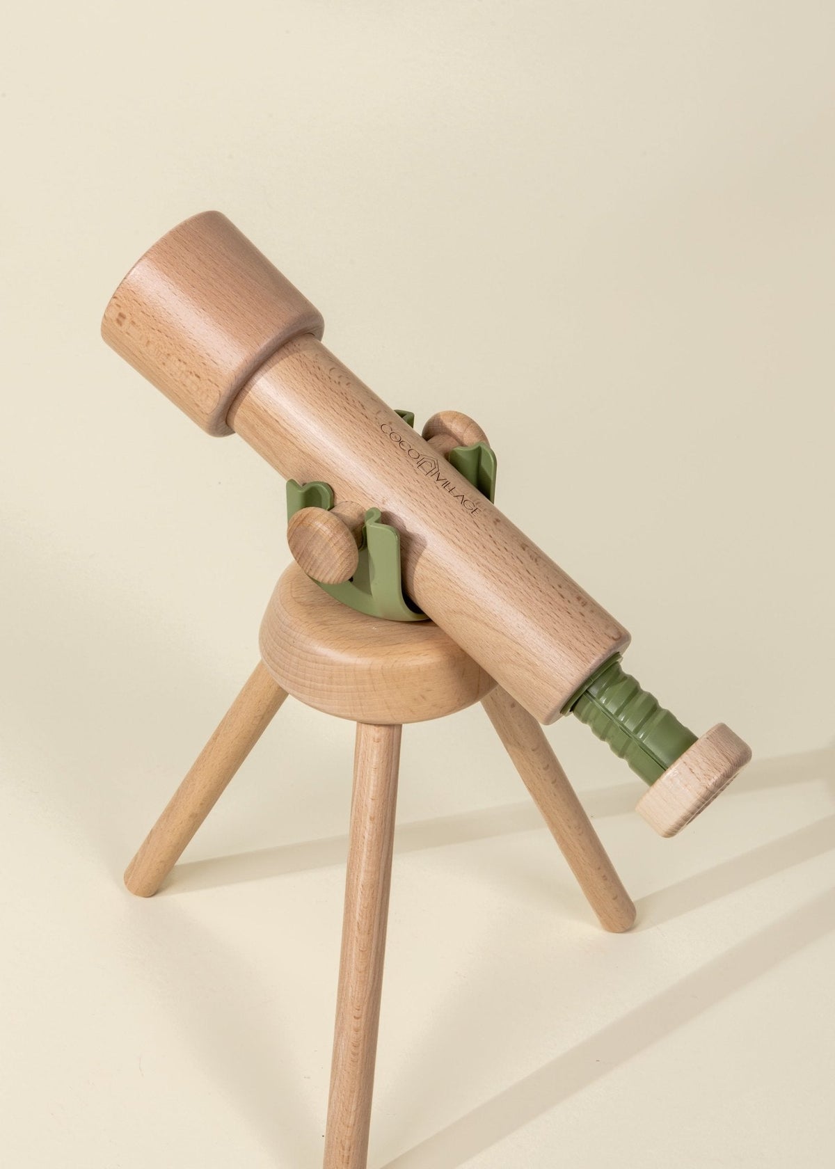 Coco Village Wooden Tripod Telescope – 15x Zoom