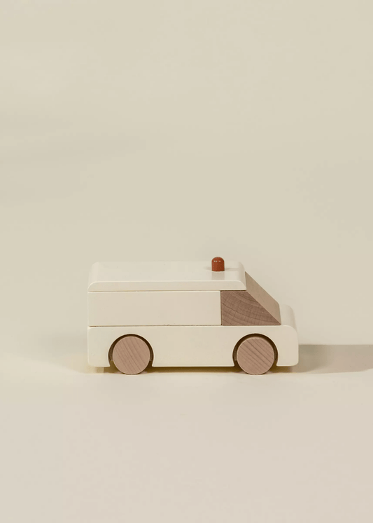 Coco Village Wooden Vehicle - Ambulance