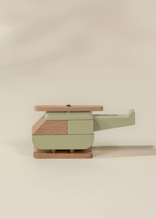 Coco Village Wooden Vehicle - Helicopter