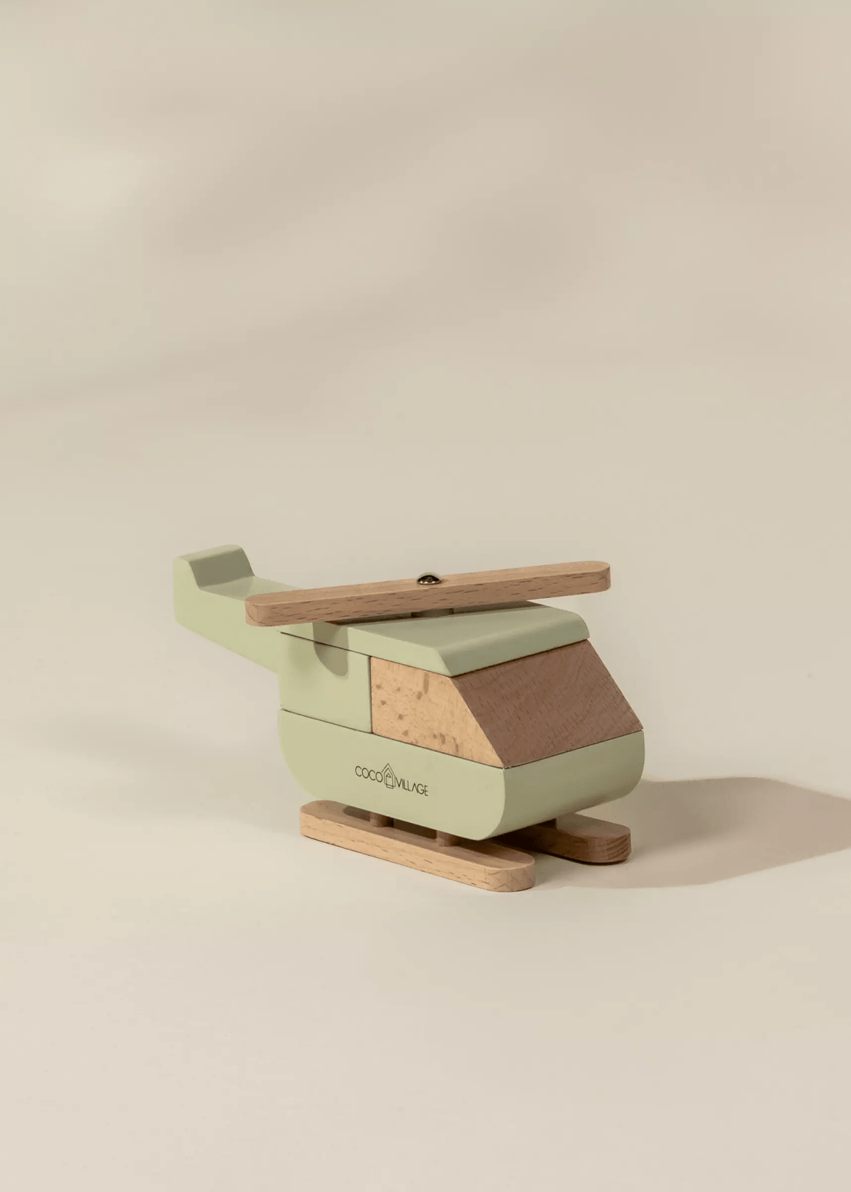 Coco Village Wooden Vehicle - Helicopter