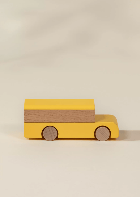 Coco Village Wooden Vehicle - School Bus