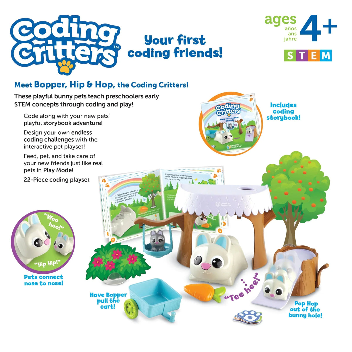 Coding Critters™: Bopper With Hip & Hop