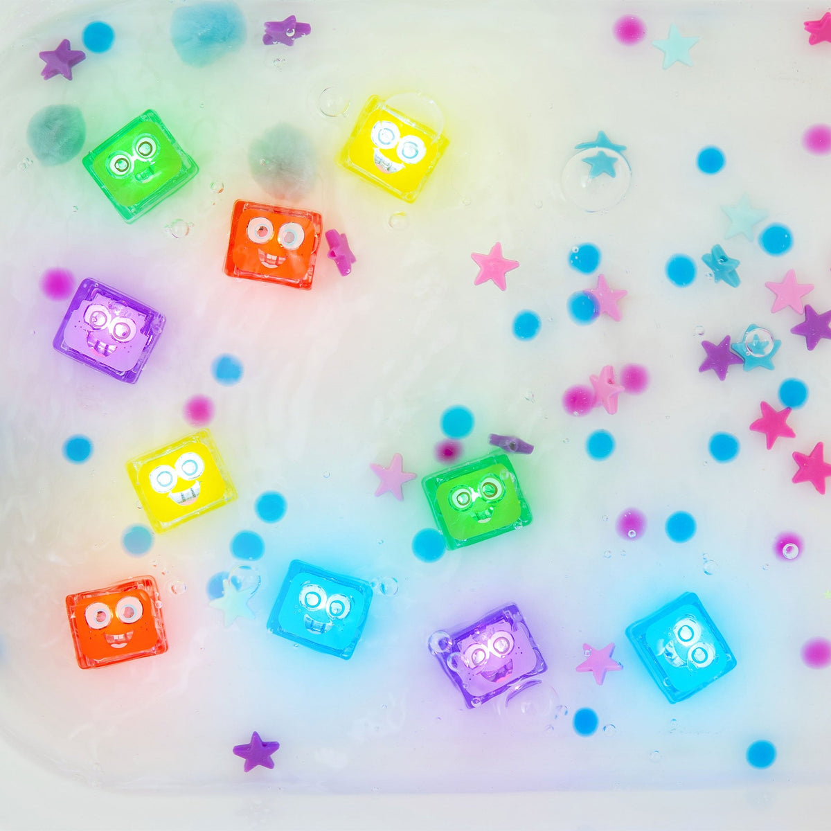 Glo Pals - Light Up Cubes 4pk - Pippa - Green